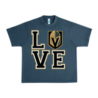 Midnight Navy the love golden knight Urban Heavy Tee - linhVisuals