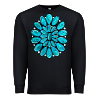 Black turquoise gemstone jewelny Premium Sweatshirt - RanaPortraitStore