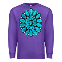 Purple turquoise gemstone jewelny Premium Sweatshirt - RanaPortraitStore