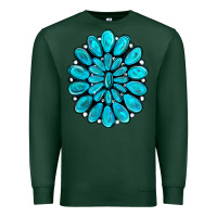 Sports Green turquoise gemstone jewelny Premium Sweatshirt - RanaPortraitStore