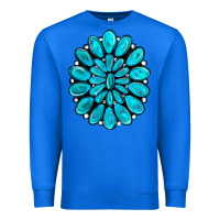 True Royal turquoise gemstone jewelny Premium Sweatshirt - RanaPortraitStore