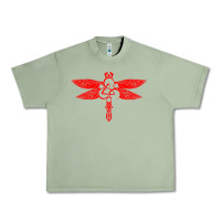Oil Green coheed and cambria dragonfly Urban Heavy Tee - linhVisuals