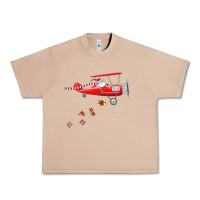 Burro christmas santa claus pilot flying airplane gift tee Urban Heavy Tee - linhVisuals