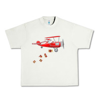 Christmas Santa Claus Pilot Flying Airplane Gift Tee Urban Heavy Tee | Teevron
