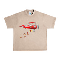 French Oak christmas santa claus pilot flying airplane gift tee Urban Heavy Tee - linhVisuals