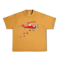 Peanut Butter christmas santa claus pilot flying airplane gift tee Urban Heavy Tee - linhVisuals