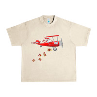 Sandshell christmas santa claus pilot flying airplane gift tee Urban Heavy Tee - linhVisuals