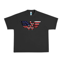 Pigment Black Wonder woman american flag Urban Heavy Tee - linhVisuals