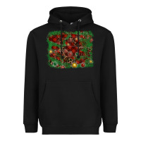 Black christmas background Heavyweight Hoodie - RanaPortraitStore
