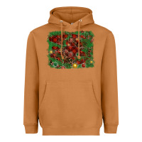 Meerkat christmas background Heavyweight Hoodie - RanaPortraitStore