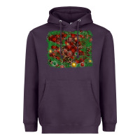 Plum christmas background Heavyweight Hoodie - RanaPortraitStore