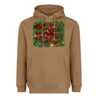 Toasted Coconut christmas background Heavyweight Hoodie - RanaPortraitStore
