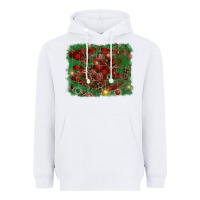 White christmas background Heavyweight Hoodie - RanaPortraitStore