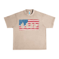 French Oak cowboy patriotic american flag 4th of july gift tee Urban Heavy Tee - linhVisuals