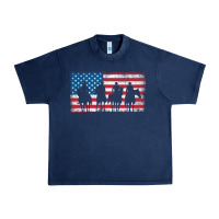 Navy cowboy patriotic american flag 4th of july gift tee Urban Heavy Tee - linhVisuals