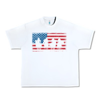 White cowboy patriotic american flag 4th of july gift tee Urban Heavy Tee - linhVisuals