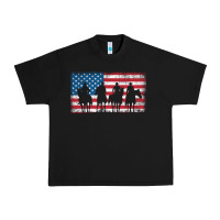 Black cowboy patriotic american flag 4th of july gift tee Urban Heavy Tee - linhVisuals