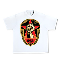 White prophets of rage poster Urban Heavy Tee - linhVisuals