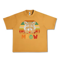 Peanut Butter funny vintage raccoon meow raccoon lovers Urban Heavy Tee - linhVisuals