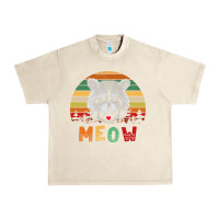 Sandshell funny vintage raccoon meow raccoon lovers Urban Heavy Tee - linhVisuals