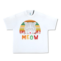 White funny vintage raccoon meow raccoon lovers Urban Heavy Tee - linhVisuals