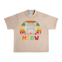 French Oak funny vintage raccoon meow raccoon lovers Urban Heavy Tee - linhVisuals