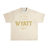 Sandshell The Legend Wyatt Funny Personalized Name Urban Heavy Tee - linhVisuals
