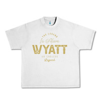 Lunar Rock The Legend Wyatt Funny Personalized Name Urban Heavy Tee - linhVisuals