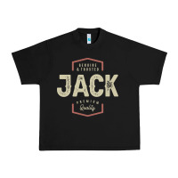 Black Genuine Jack Funny Personalized Name Urban Heavy Tee - linhVisuals