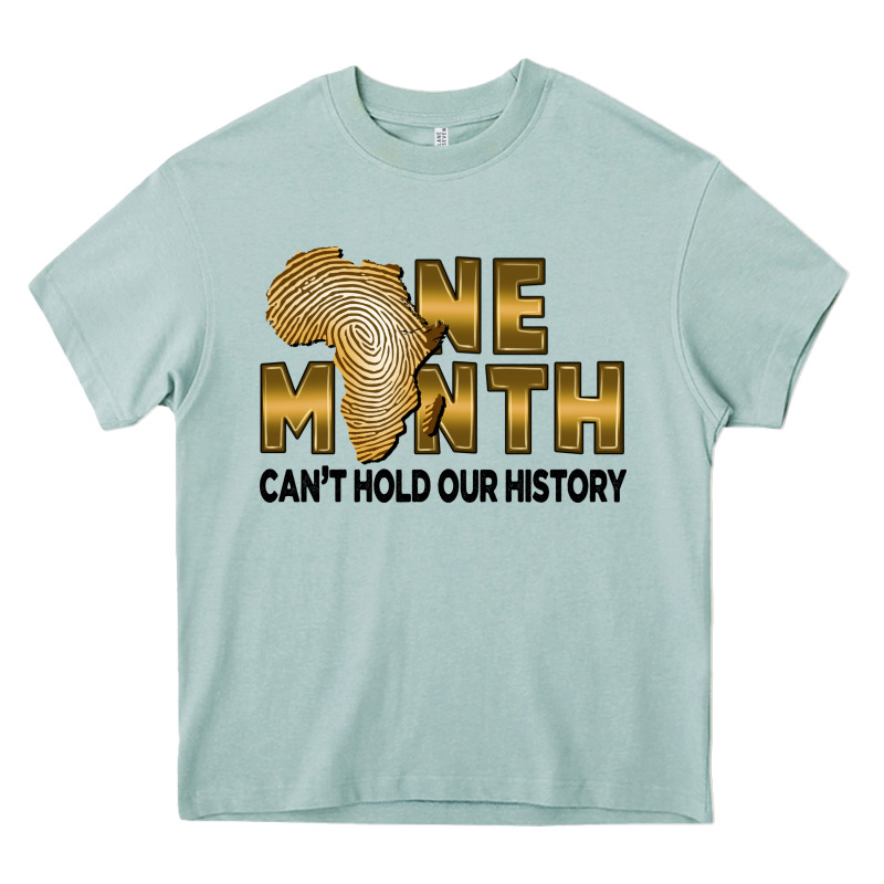 One Month Can't Hold Our History Heavy Core Tee by FaDigitalArtStudio | Teevron