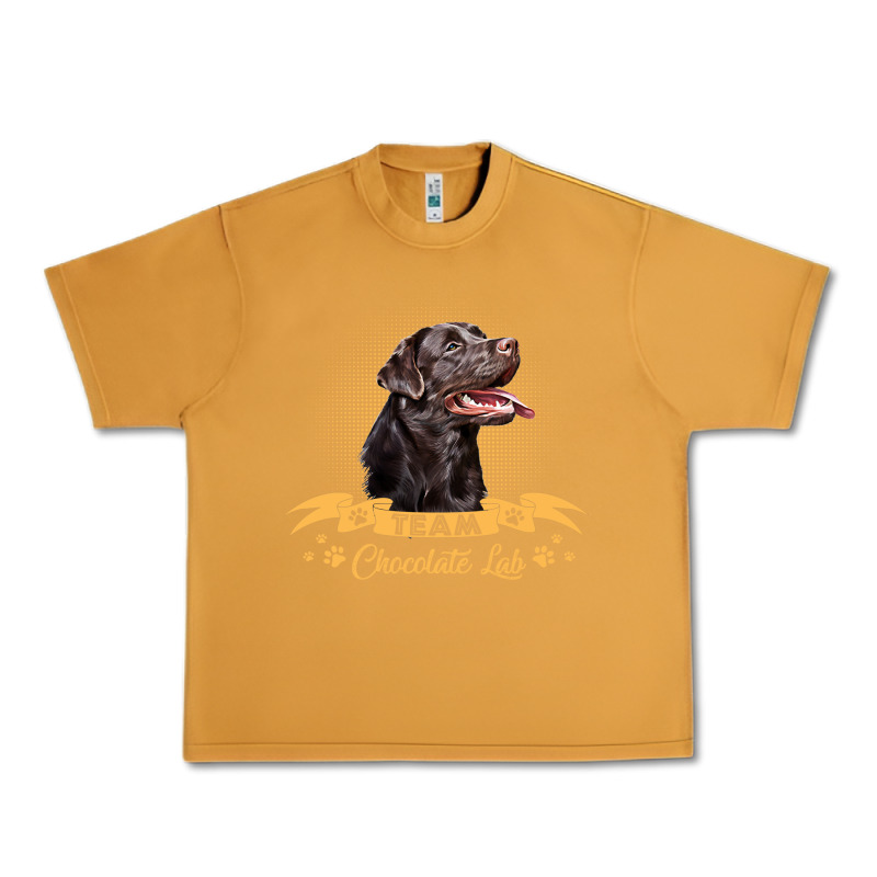 Labrador Retriever Team Chocolate Lab Funny Urban Heavy Tee by linhVisuals | Teevron