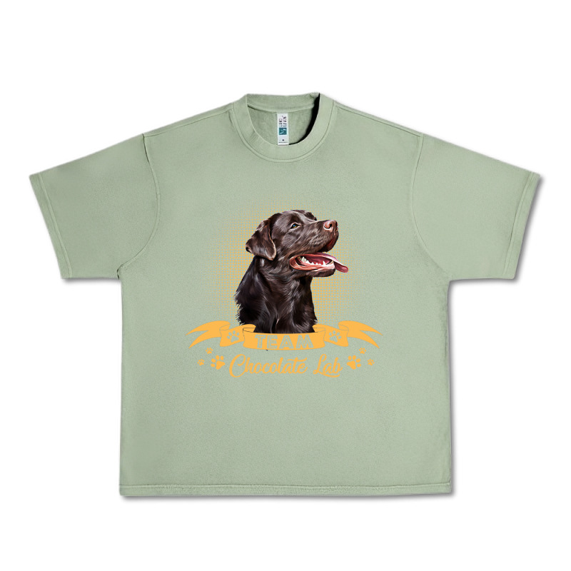 Labrador Retriever Team Chocolate Lab Funny Urban Heavy Tee by linhVisuals | Teevron