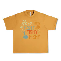 Peanut Butter here fishy fishy fishy fishing lovers gifts Urban Heavy Tee - linhVisuals