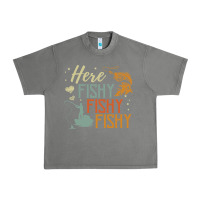 Tornado here fishy fishy fishy fishing lovers gifts Urban Heavy Tee - linhVisuals