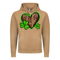 Vintage Camel st patricks day leopard heart with shamrocks Vintage Hoodie - Artiststas