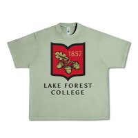 Oil Green Lake Forest College Urban Heavy Tee - linhVisuals