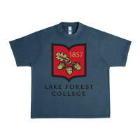 Midnight Navy Lake Forest College Urban Heavy Tee - linhVisuals
