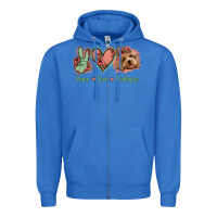 True Royal Peace Love Cockapoo Zipper Hoodie - Jasminsmagicworld