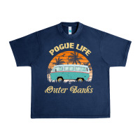 Navy pogue life outer banks retro vintage sunny Urban Heavy Tee - linhVisuals