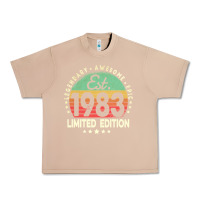 Burro est. 1983 vintage 1983 limited edition 39th birthday retro pullover ho Urban Heavy Tee - linhVisuals