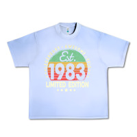 Grape Ice est. 1983 vintage 1983 limited edition 39th birthday retro pullover ho Urban Heavy Tee - linhVisuals