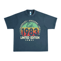 Midnight Navy est. 1983 vintage 1983 limited edition 39th birthday retro pullover ho Urban Heavy Tee - linhVisuals