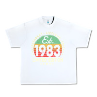 White est. 1983 vintage 1983 limited edition 39th birthday retro pullover ho Urban Heavy Tee - linhVisuals
