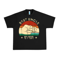Black vintage best uncle ever fist bump funny uncle fathers day Urban Heavy Tee - linhVisuals