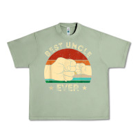 Oil Green vintage best uncle ever fist bump funny uncle fathers day Urban Heavy Tee - linhVisuals
