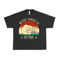 Pigment Black vintage best uncle ever fist bump funny uncle fathers day Urban Heavy Tee - linhVisuals