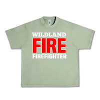 Oil Green wildland fire rescue department firefighters firemen uniform Urban Heavy Tee - linhVisuals