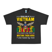 Pigment Black proud vietnam veteran son gifts raised by my hero veteran day Urban Heavy Tee - linhVisuals