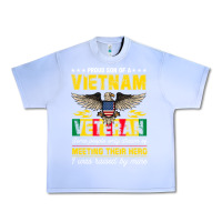Grape Ice proud vietnam veteran son gifts raised by my hero veteran day Urban Heavy Tee - linhVisuals
