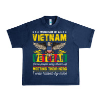 Navy proud vietnam veteran son gifts raised by my hero veteran day Urban Heavy Tee - linhVisuals
